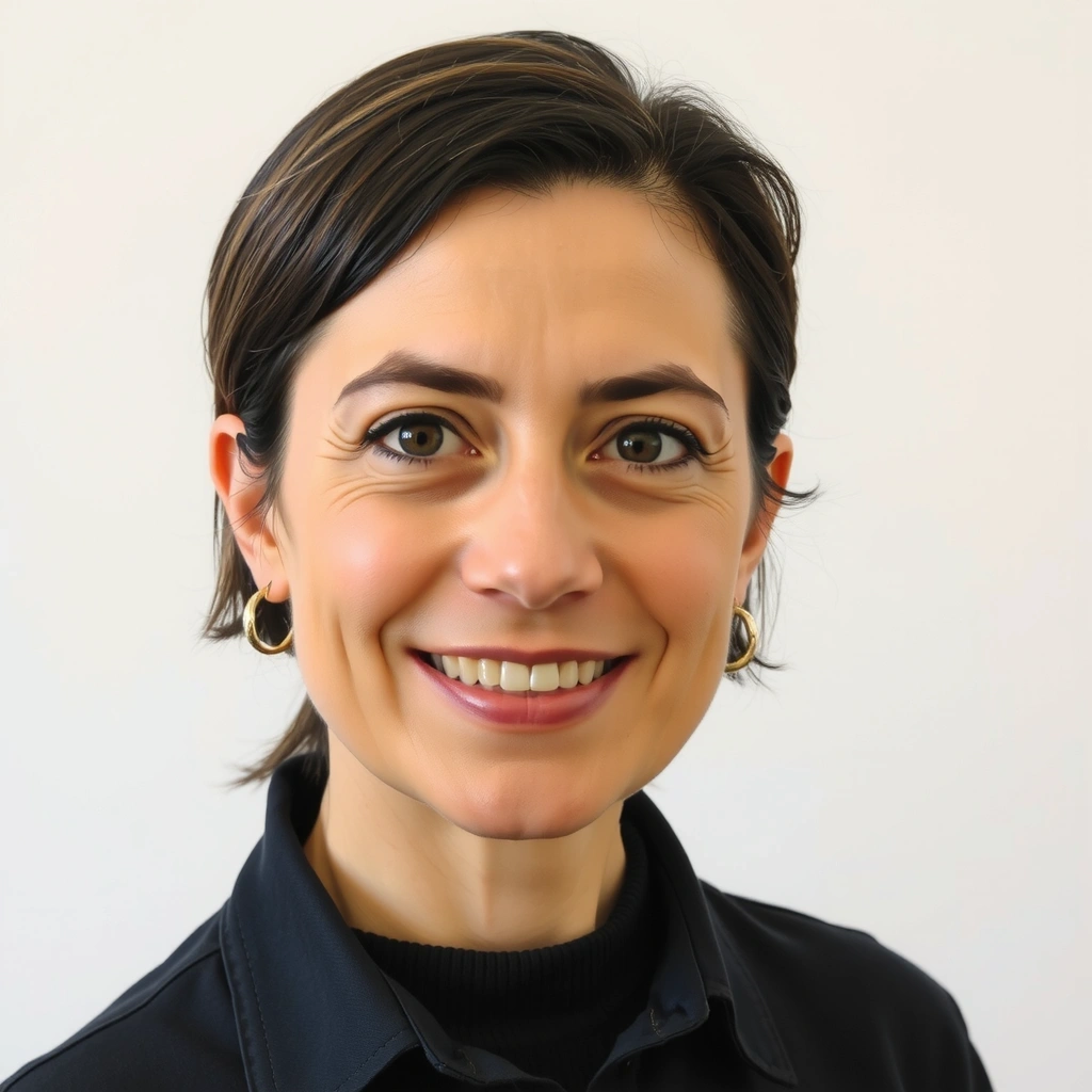 Retrato de María G., cliente satisfecha