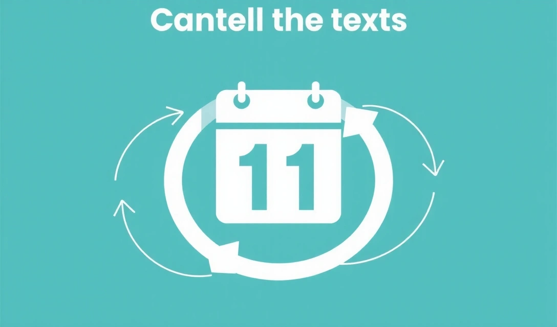 Actualizaciones de términos - Calendario y flechas de actualización